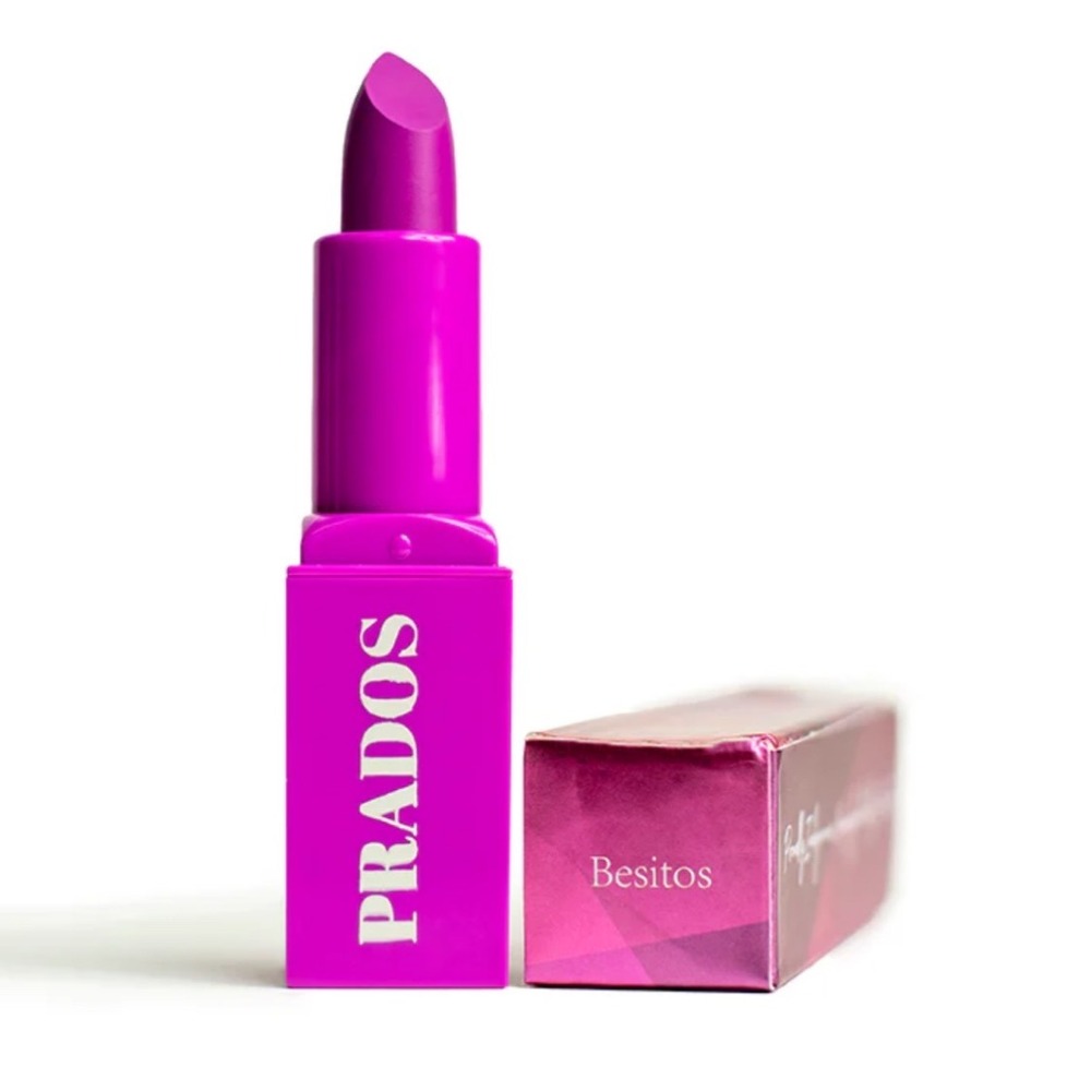 PRADOS Beauty Besitos Lipstick Vibrant Matte Finish Full Size New